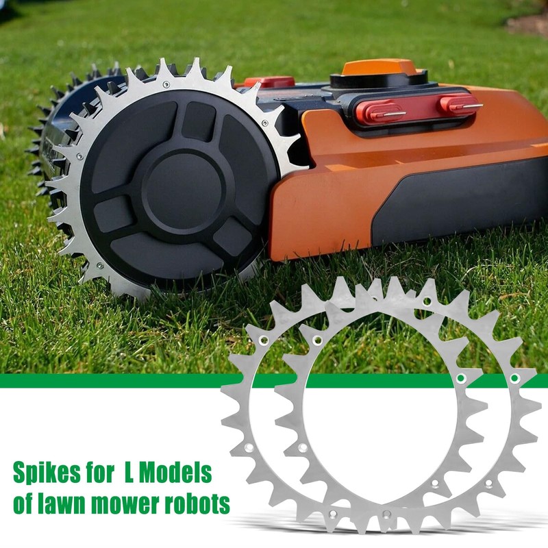 225 mm Stainless Steel Spikes for Worx Landroid L, Thick