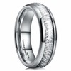 King Will METEOR 6mm Silver Plated Domed Tungsten Carbide Ring