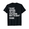 Boone Quote Funny Birthday Custom Name Idea Engineer T-Shirt