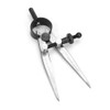 45# Steel Leather Craft Compass Wing Divider Adjustable Spring Compass