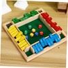 KONTONTY Shut The Box Wooden Game for Players Interactive Math
