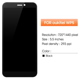 Display for Oukitel WP5 / WP5 Pro LCD Screen Digitizer Touch Screen for Oukitel WP5 Display Glass Sensor Pannello Assembly with Tools Repair Kits