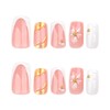 Press On Nails, Summer Flower Fake Nails, Cute Design Floral