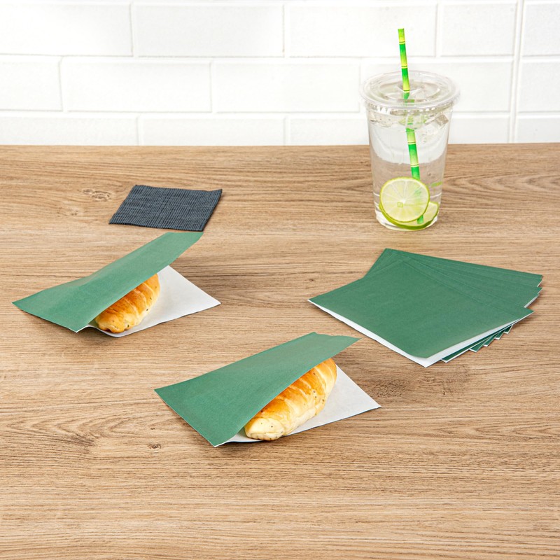 Restaurantware Bag Tek 6.3 x 4.7 Inch Double Open Bags