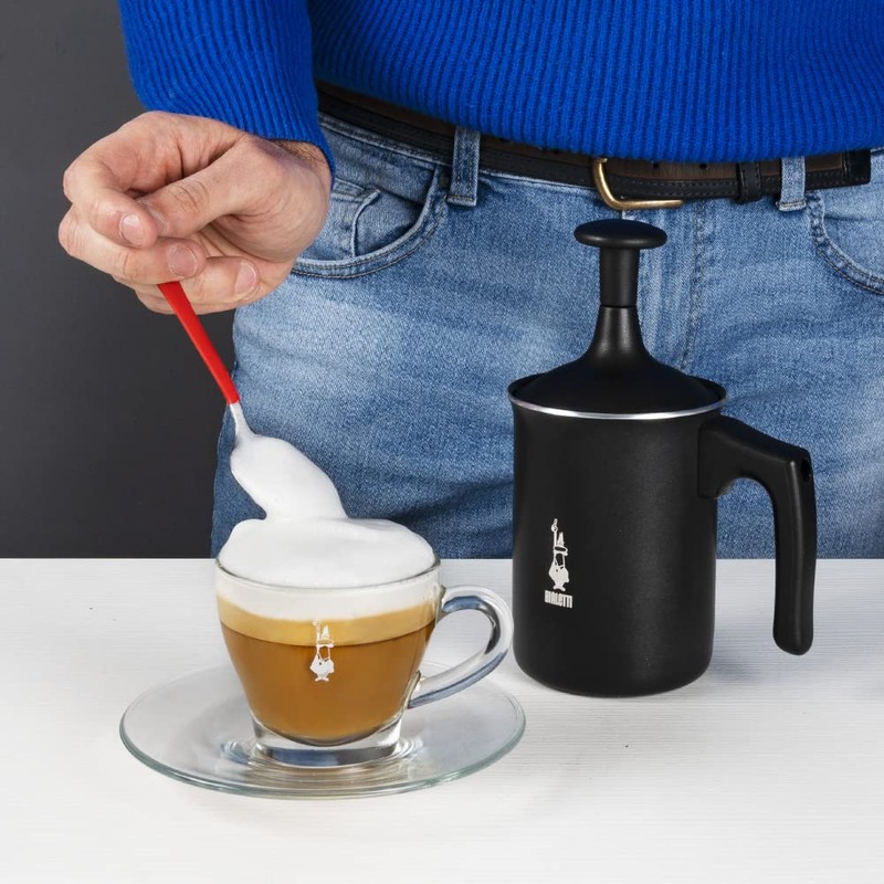 Bialetti 00AGR395 Tutto Crema Milk Frother, Black