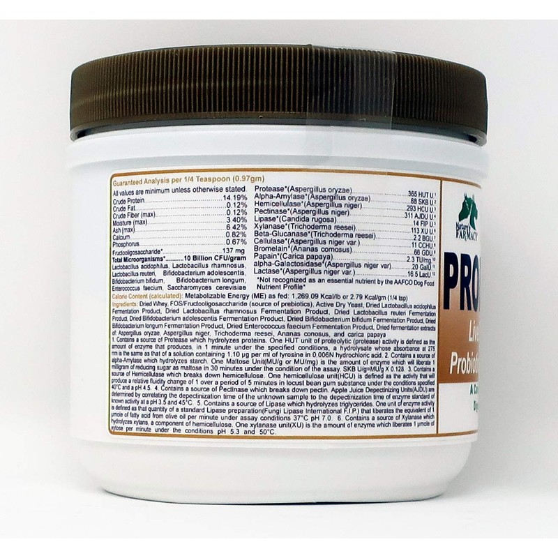 Dogzymes Probiotic Max -10 Billion CFU's Probiotics, Prebiotics, Digestive Enzymes