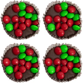 Made in USA 1 lb Artisan Creamy Candy Drop Fudge Cups (Pack of 4)