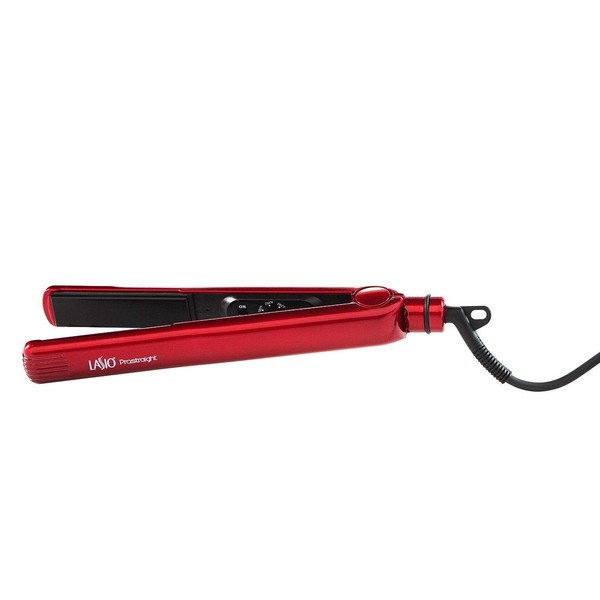Lasio ProStraight Ionic 1 Inch Flat Ceramic Hair Straightener Iron – Frizz Free Shine – Adjustable Temperature – Gentle Glide for Waves – Curls – Smooth Hair & Professional Styling Tools