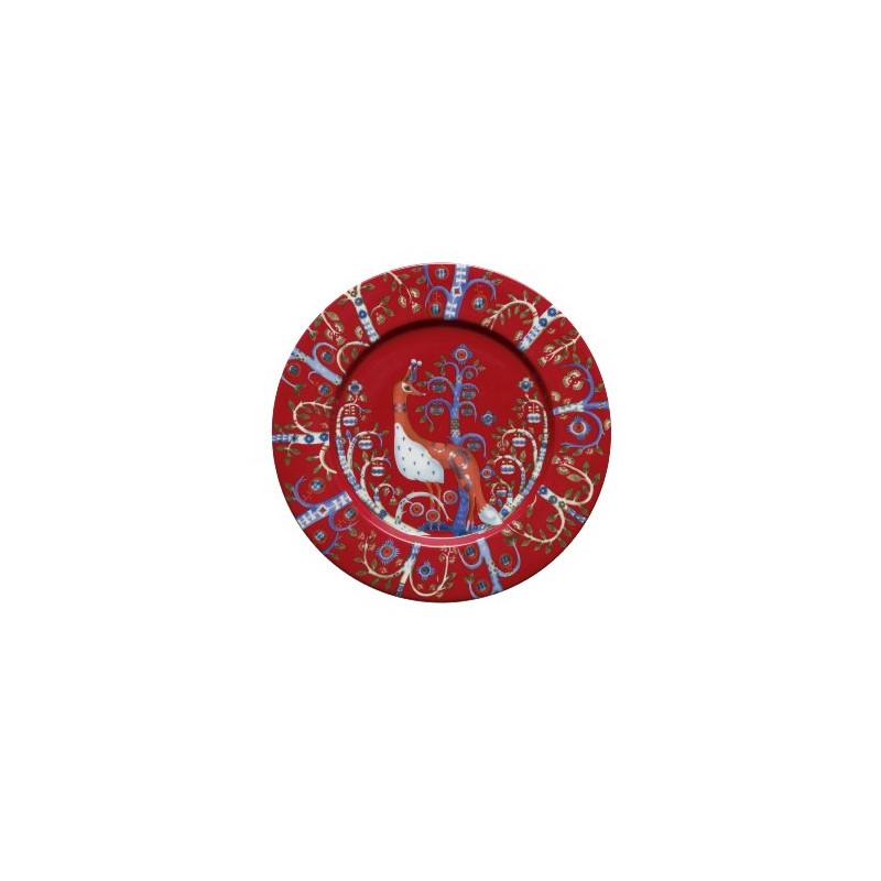 Iittala Taika 8-1/2-Inch Plate, Red