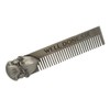 TOVINANNA 3pcs Stainless Steel Fine Tooth Hair Comb for Men
