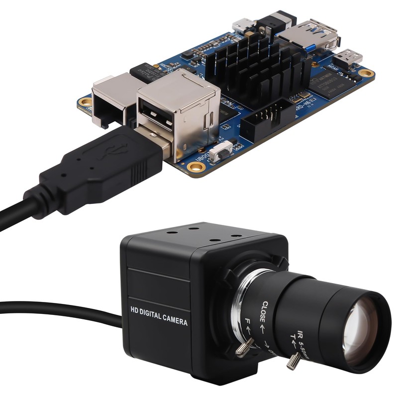 MMlove 8MP USB Camera High Speed 30fps 5-50mm 10X Optical