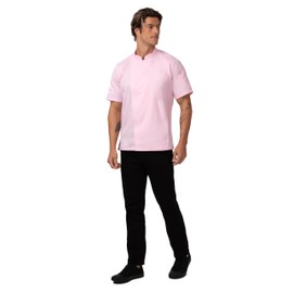 Chef Works Men's Springfield Chef Coat, Pink, Large