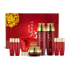 Yedam Yunbit Red Ginseng Jinyul 4-piece Set Women’s Basic Skin Lotion Cosmetics / 예담윤빛 홍삼 진율 4종 세트 여자 기초 스킨 로션 화장품