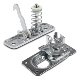 Frankberg 2 x Bonnet Lock Top Bottom Compatible with Ca.dd.y I 14 Pick-up Golf I 155 Cabriolet Golf II 19E 1G1 Hatchback Je.tt.a II 165 19E 1G2 Notchback 1982-1993 Replace# 191823509