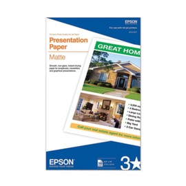 Epson S041067 Presentation Paper Matte, Legal Size, 100 Sheets Ink