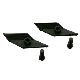 Twowinds Power Button Compatible with Garmin Edge 1000 GPS, Power Button for Bicycle Computer (Set of 2) Black