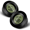 2PCS Mini Digital Room Thermometer, LCD Digital Hygrometer, Temperature and