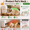 SZEE 2Pcs Cat Food Stand for Dual-head Automatic Feeder &