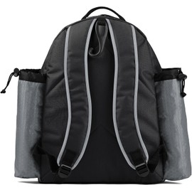 Boombah Tyro Baseball/Softball Bat Backpack - 20" x 15" x 10" - Black/Gray