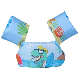 Chaleco Salvavidas para NiñOs NiñA,Chaleco Salvavidas para NiñOs De 2 A 6 AñOs, Chaleco Salvavidas, Seguridad Y Doble Cierre para Piscina Parque AcuáTico Lago Y Playa (Dinosaurio de la cadera)