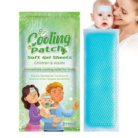 Cold Patch - Cooling Ice Packs | Soothing Pad, Forehead Sheet for Kids Adults Sports Camping School Hiking Dorm