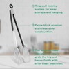 Lebabo Metal Tongs for Cooking, Set of 2 Stainless Steel