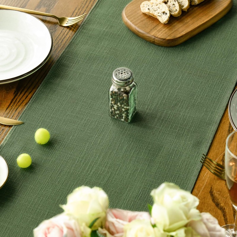 Artoid Mode Dark Green Boho Rural Rustic Farmhouse Tassel Table
