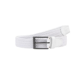 Redbridge Braided Belt Elastic Flexible Adjustable Unisex Stretch Belt, White