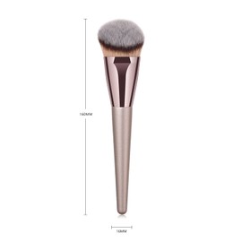 Professional Angled Foundation Brush Premium Synthetic Kabuki Makeup Brush Bronzer Contour Brush Cosmetic Applicator for Blending Liquid Powder BB Cream Vegan Brochas de Maquillaje