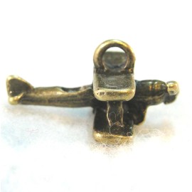 Tibetan 20Pcs. Antique Bronze 3D AIRPLANE Charms Pendants Ear Drops Tibetan Findings V32