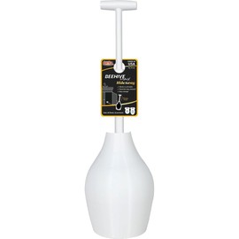 Korky Beehive Max Hideaway 15 in. L x 6 in. Dia. Toilet Plunger