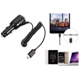 Fast 18W Car Charge Kit Compatible with Apple MacBook Pro 2018/2017/2016/13"/16"/iMac Plus Bonus Extra Long USB Type-C and 4.9FT Coiled Stretcheable Cable! [2 Pack]