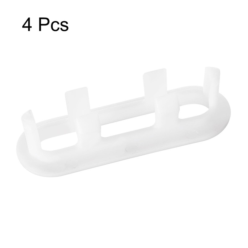 uxcell Sink Trim Overflow Cover, 4Pcs Sink Overflow Rings 47.8x13.6mm