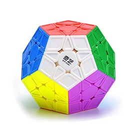 CuberSpeed QY Toys Megaminx Sculpted Stickerless Magic Cube Mofangge QiHeng S Stickerless Sculpted megaminx Speed Cube