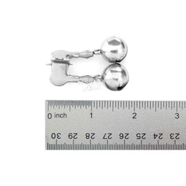 Fish WOW! 10pcs Fishing Jigle Double Nickel Bells Alert w/Clamp Clips Bait Bited Loud Alarm