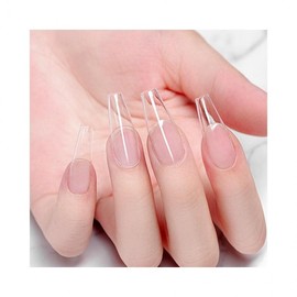 Lumina D Malkan 120pcs Poly Gel Nail Extension Tips Coffin Artificial Nails Selection/ Coffin