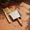 VBQFDPH Compact Dust Pan - Mini Stainless Steel Handheld 8.5
