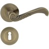domino Casablanka-R M3 BB Deadlock Door Handle Set for Room