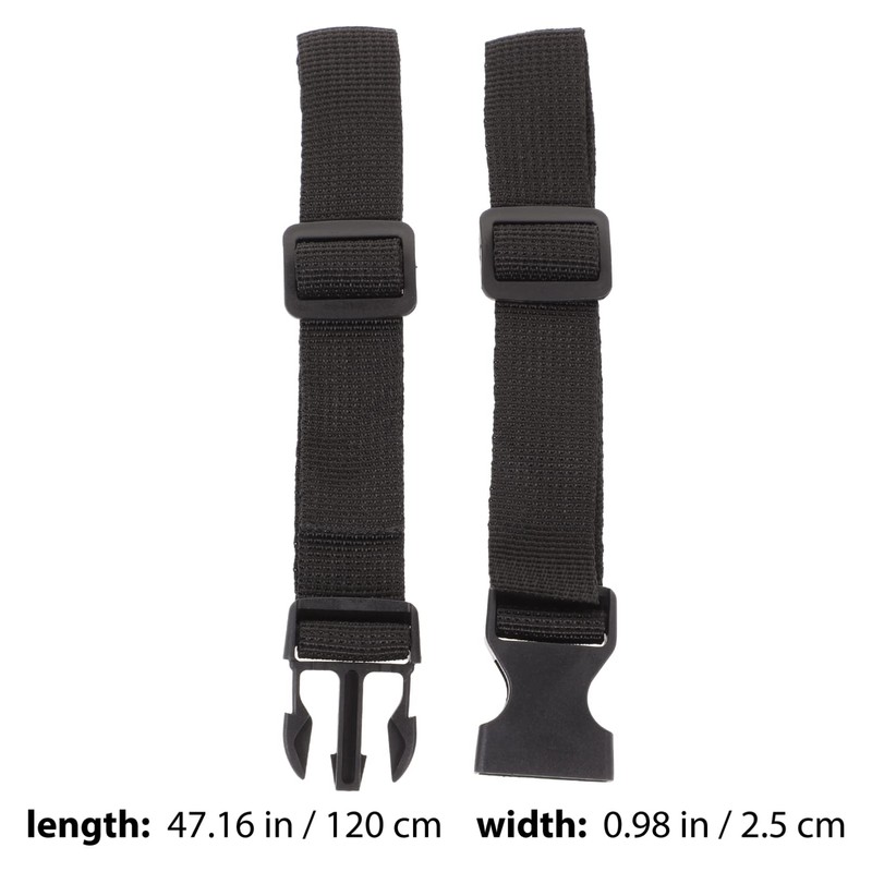 CLISPEED 2pcs Golfs Trolley Cart Bag Strap Buckle Packing Straps