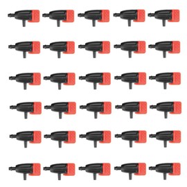 Zhouocea 30 PCS Drip Irrigation Parts Garden Irrigation Dripper Adjustable Drip Irrigation Emitters Drip Emitters Outdoor for Succulents Plants Lawn Flower Irrigation System Indoor & Outdoor