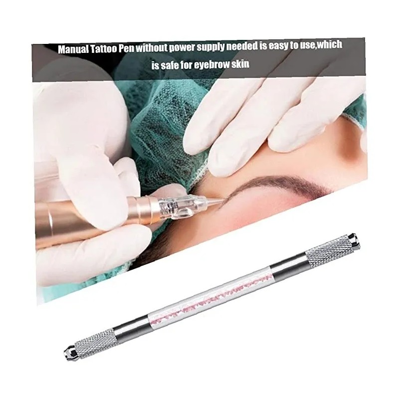 Inductor Manual Para Microblading Doble Cabeza Juego De 3