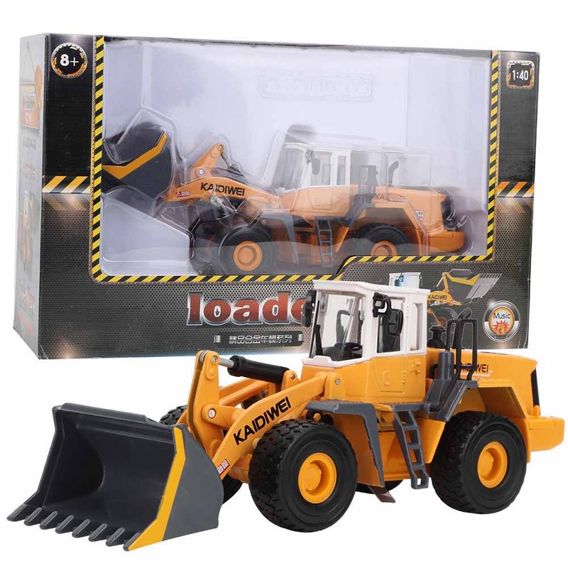 1:40 Excavator Digger Model Engineering Vehicle Toy with Sound Light