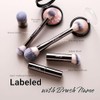 Professional Makeup Brushes BS-MALL With Travel Case - Kabuki Brush