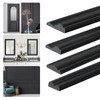 YEFANXI Flexible Chair Rail Panel Molding Finish Trim ，10FT*1.3IN Peel
