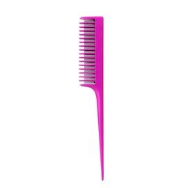 Hairdressing hair pick dye comb, plastic pointed tail comb, perm hair dye, fluffy hair styling (Rose Purple, One size)