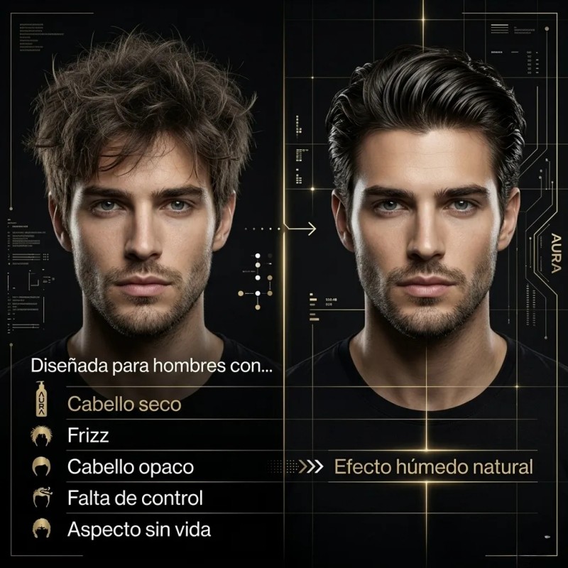 Crema Hidratante Aura De Hombre Hidratación Y Control
