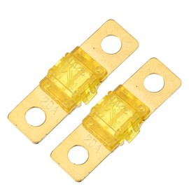 X AUTOHAUX 2pcs 20A 32V AMI Fuses Replacement for Automotive Marine Audio Video System Electronics