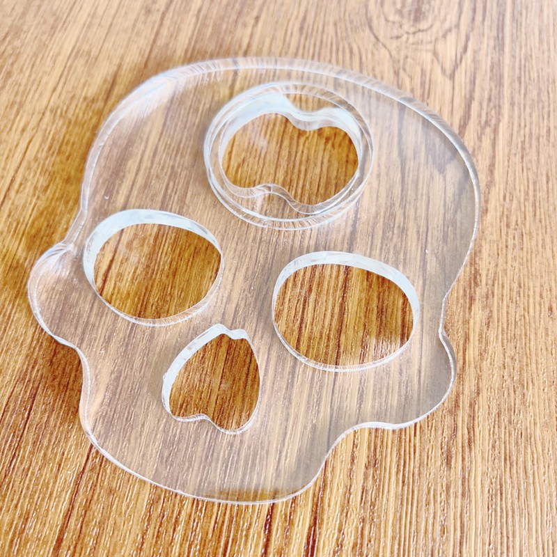 Skull Acrylic Bottle Opener Templates, Woodworking Router Template, Router Jig,