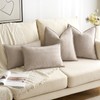 MIULEE Set of 2 Cushion Covers, 45 x 45 cm,