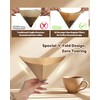 Brew Choice Pre-folded Unbleached Cone Coffee Filters, 100 Count Disposable